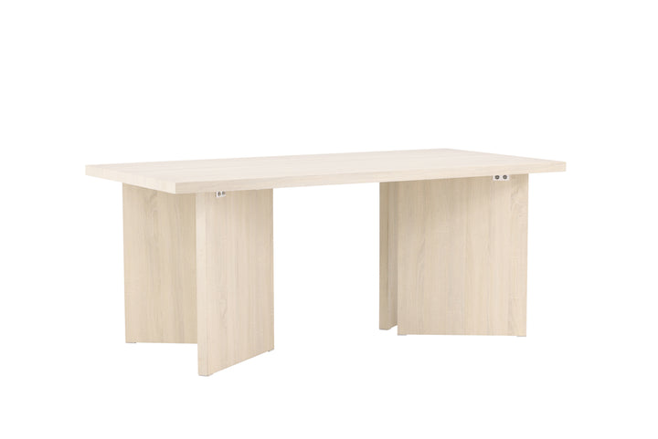 Bassholmen Rektangulära Matbord 180 x 90 Vitputsad