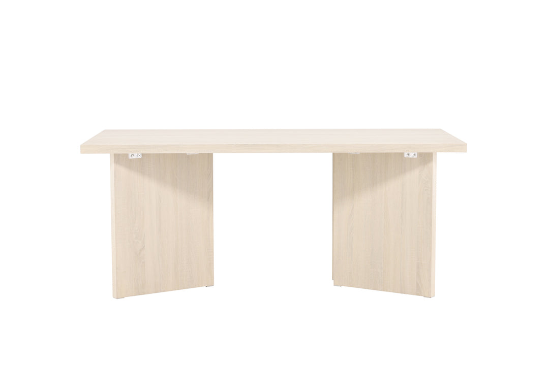 Bassholmen Rektangulära Matbord 180 x 90 Vitputsad