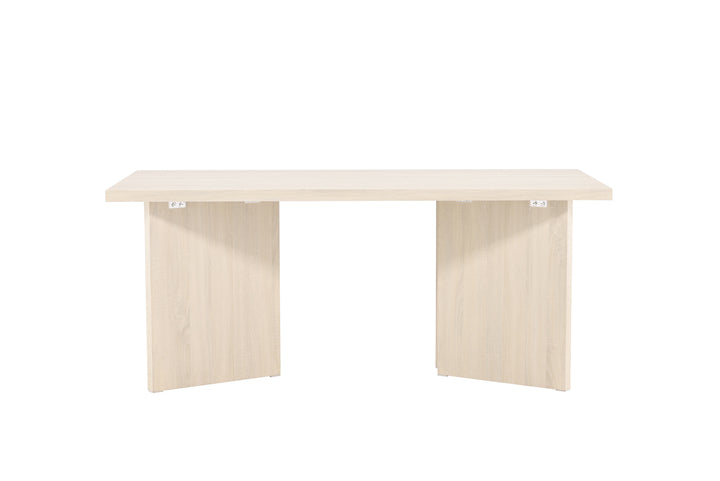 Bassholmen Rektangulära Matbord 180 x 90 Vitputsad