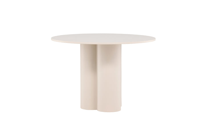Olivia Runt Matbord Beige