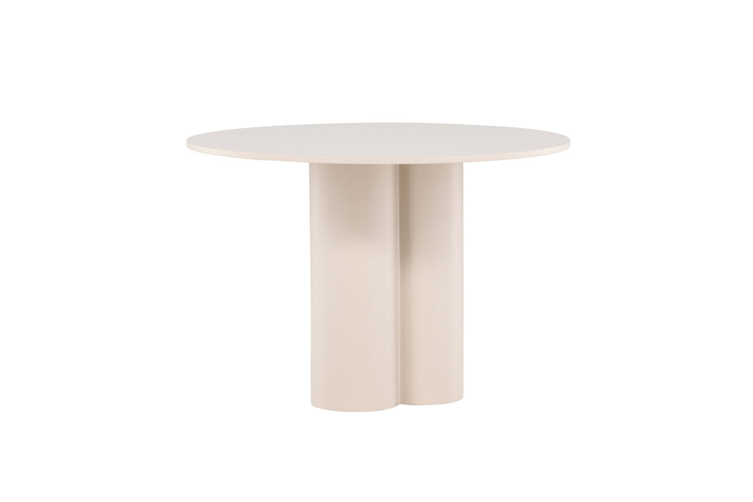 Olivia Runt Matbord Beige