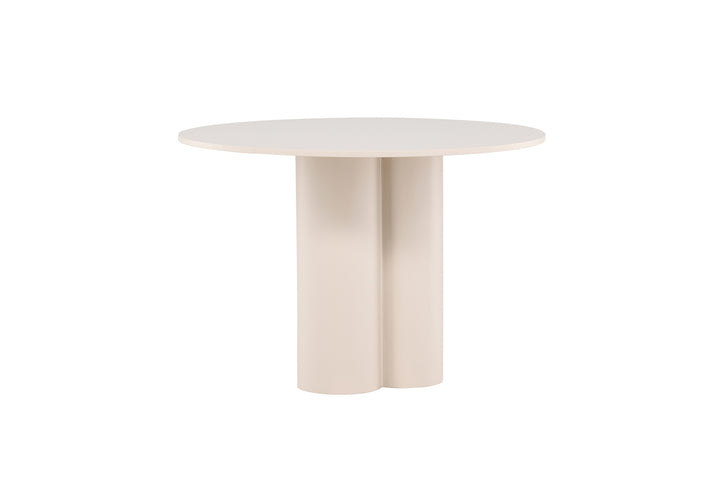 Olivia Runt Matbord Beige