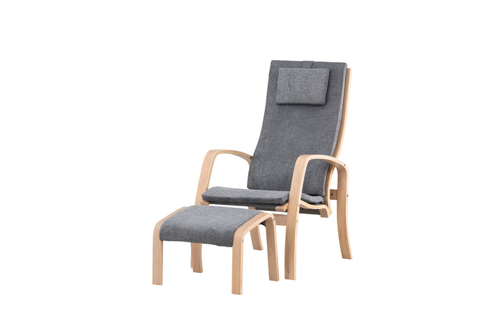 Grötö Loungefåtölj Mörkgrå
