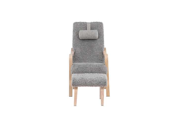 Fårö Loungefåtölj Ljusgrå