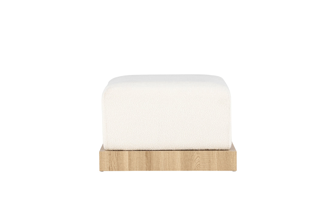 Ivy Ottoman Sittpuff Vit