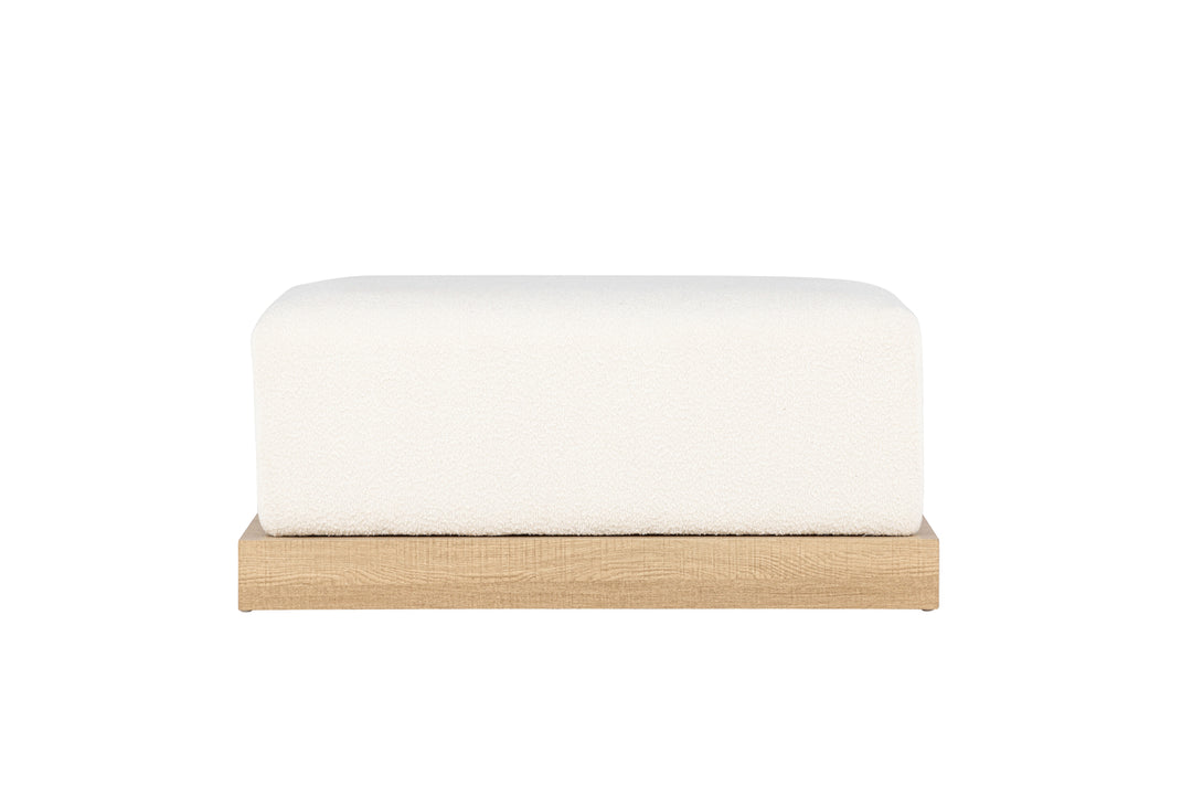 Ivy Ottoman Sittpuff Vit