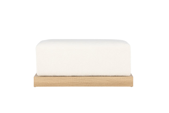 Ivy Ottoman Sittpuff Vit