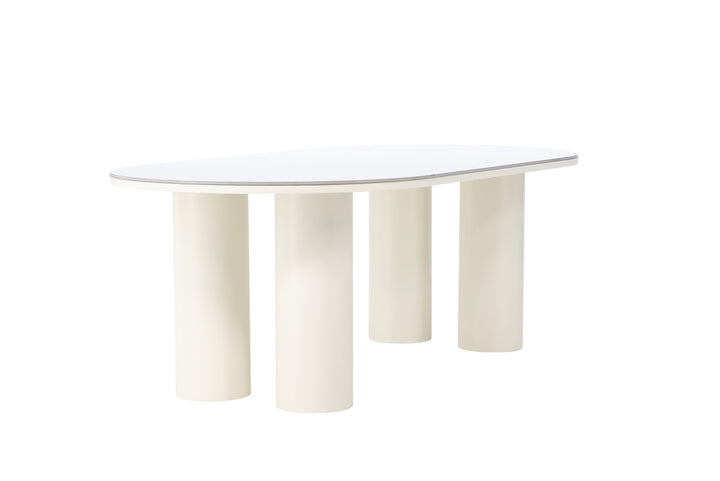 Havstenssund Rektangulära Matbord 220 x 110 Vit