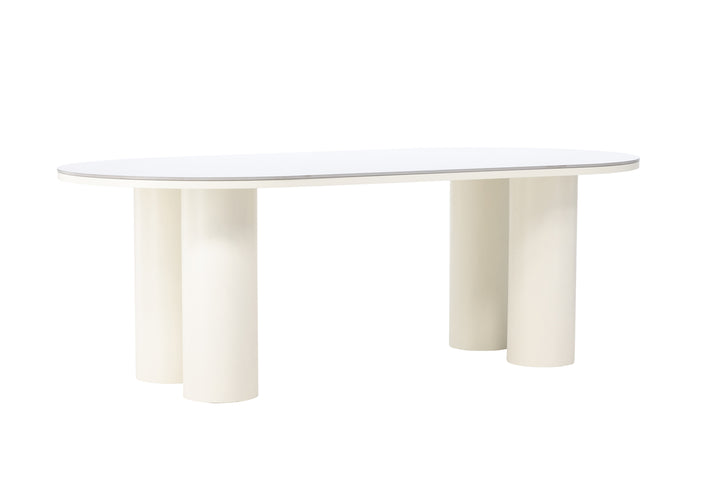 Havstenssund Rektangulära Matbord 220 x 110 Vit