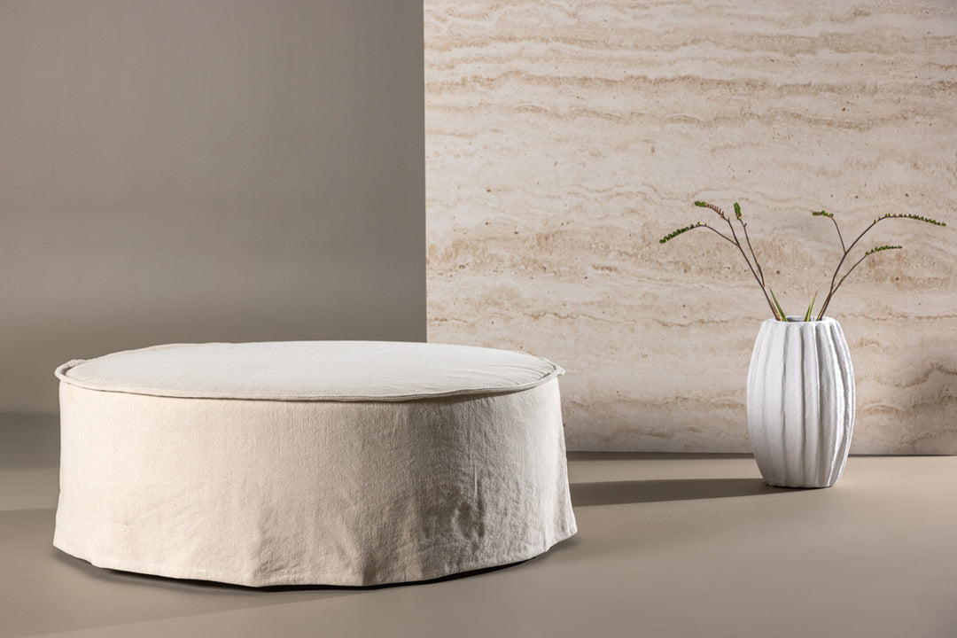 Vindö Sittpuff Beige