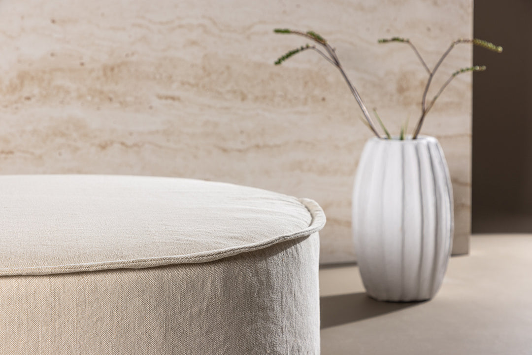 Vindö Sittpuff Beige