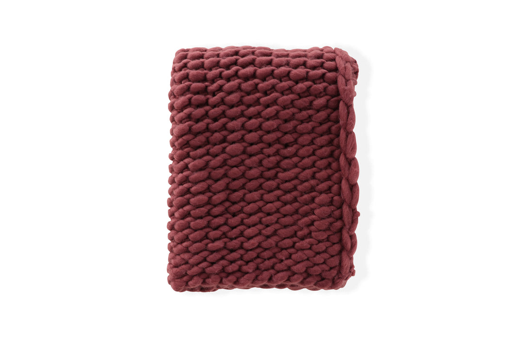 Kate Pläd Burgundy