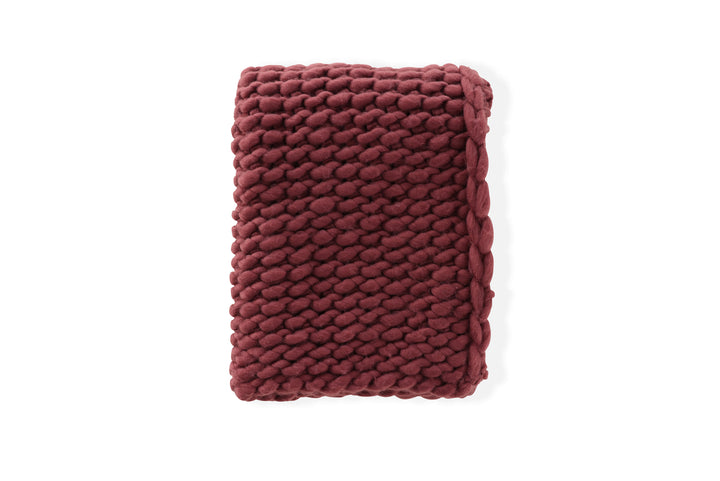 Kate Pläd Burgundy