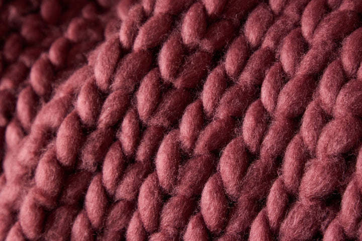 Kate Pläd Burgundy