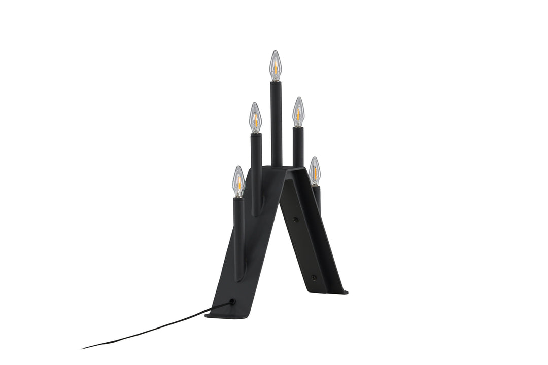 Åre Adventsljusstake 32x36 Svart