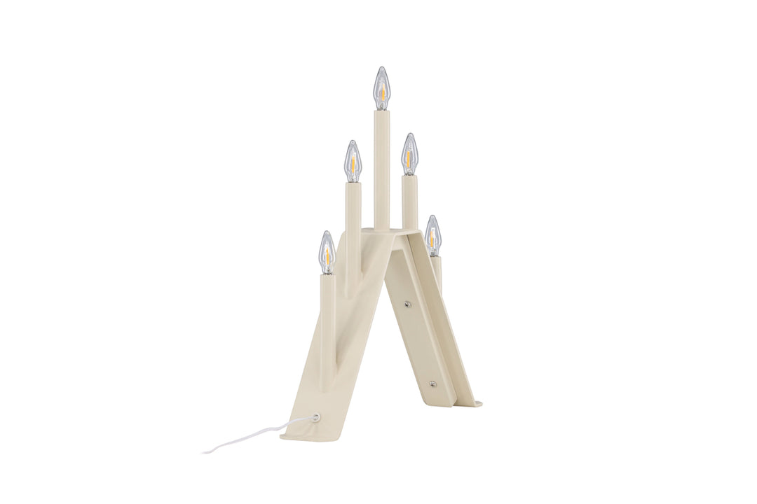 Åre Adventsljusstake 32x36 Beige