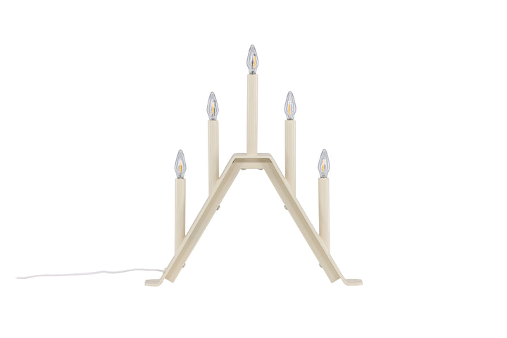 Åre Adventsljusstake 32x36 Beige