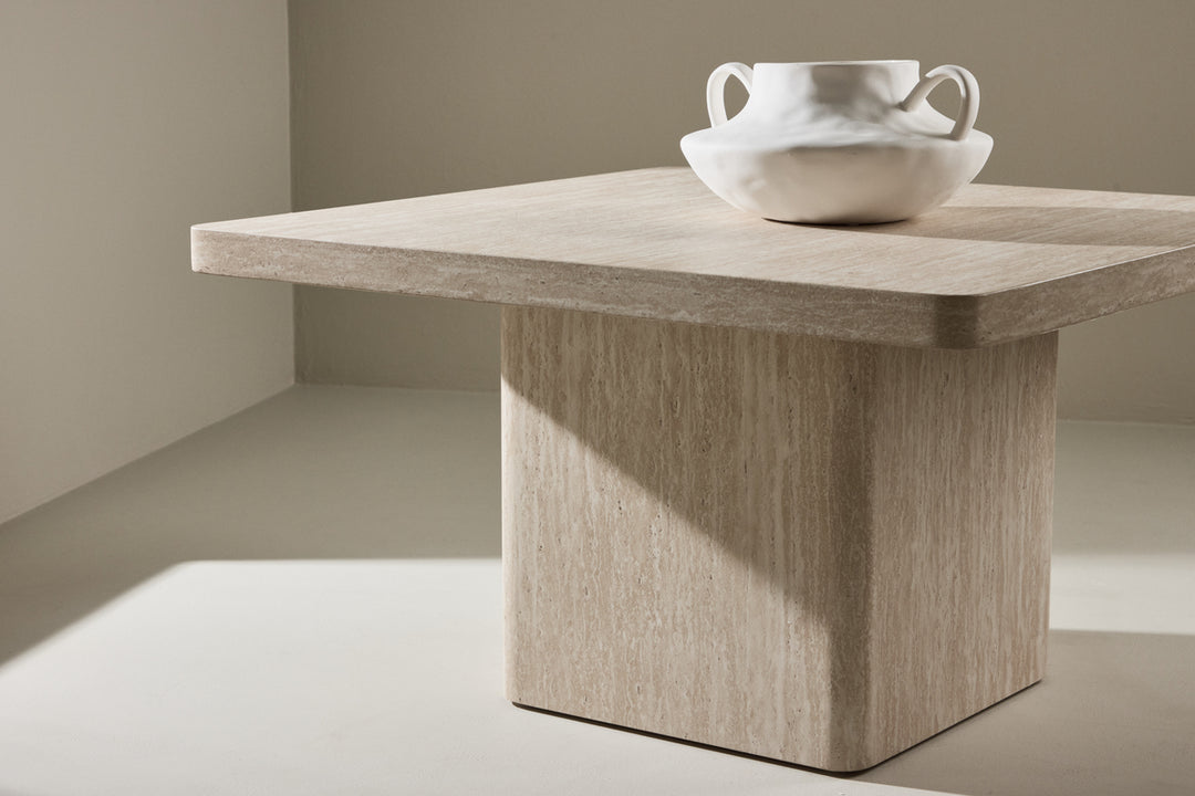 Qvart Soffbord Beige