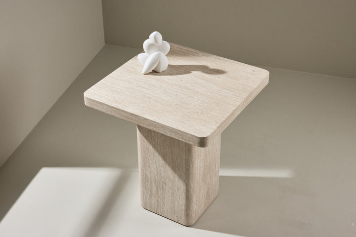 Qvart Soffbord Beige