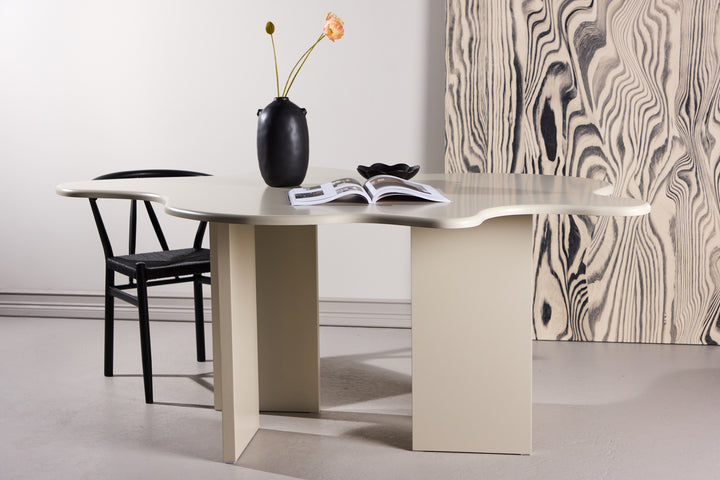 Flower Matbord Beige