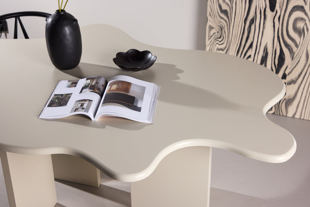 Flower Matbord Beige