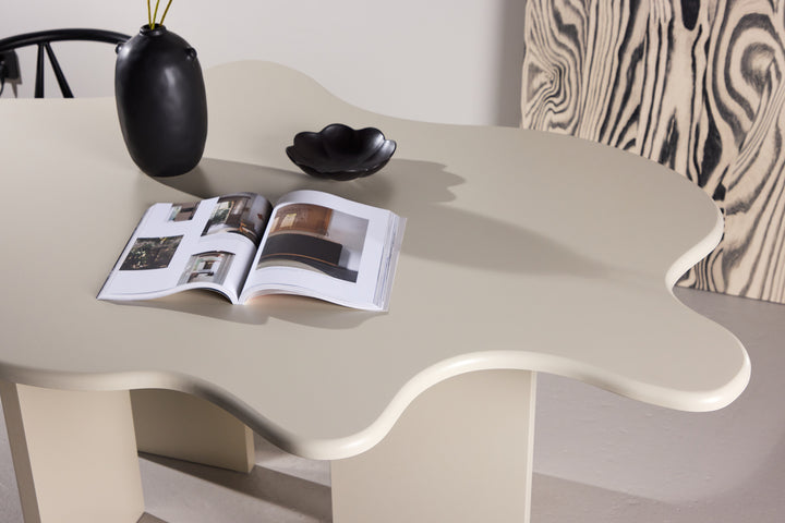 Flower Matbord Beige