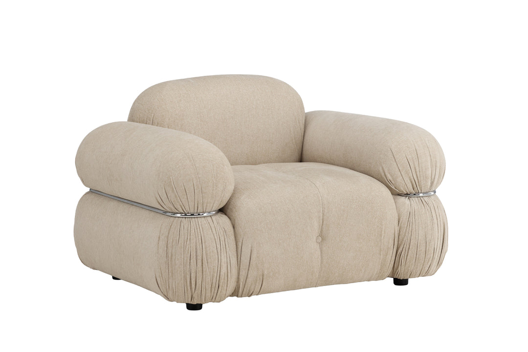 Mika Loungefåtölj Beige