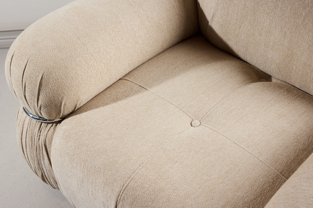 Mika Loungefåtölj Beige