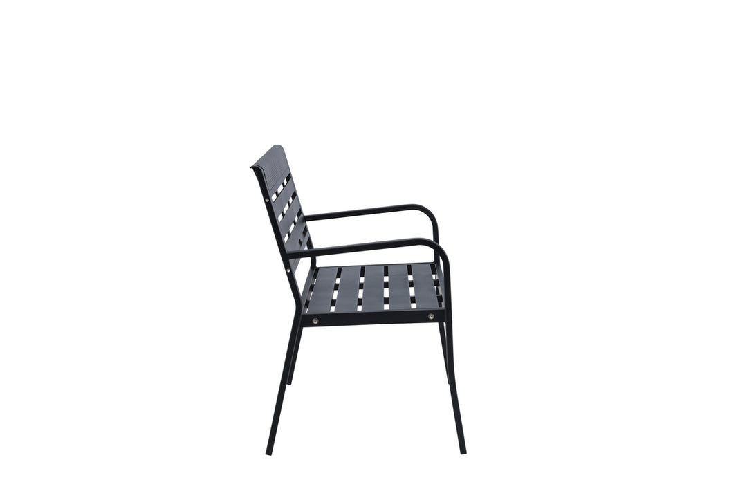 Elvas Bänksoffa 60 x 84 x 125 Svart