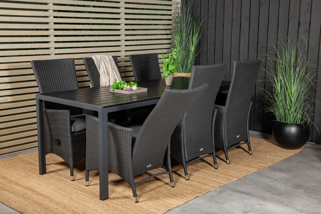 Padova Stolar 2-pack Svart