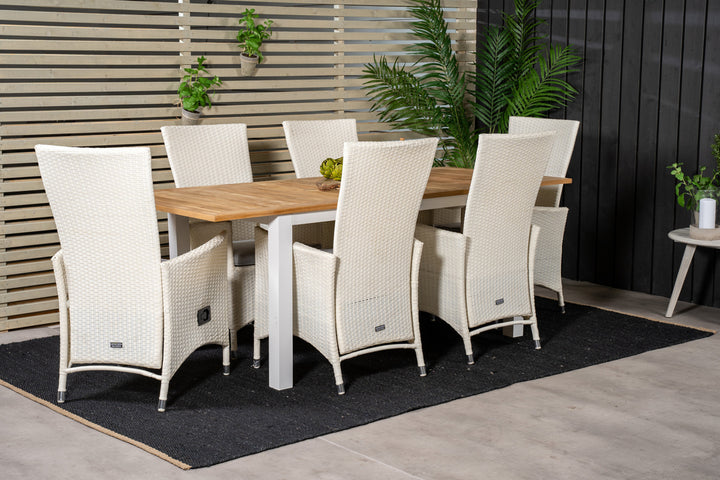 Padova Stolar 2-pack Vit