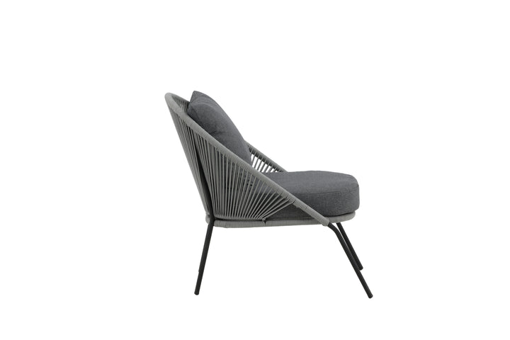 Lindos Loungefåtölj Grå