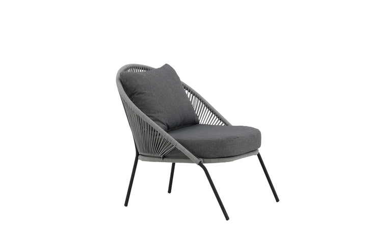 Lindos Loungefåtölj Grå