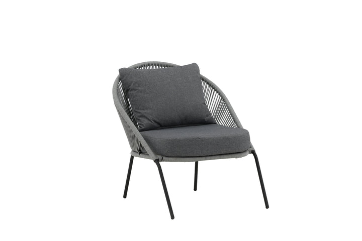 Lindos Loungefåtölj Grå