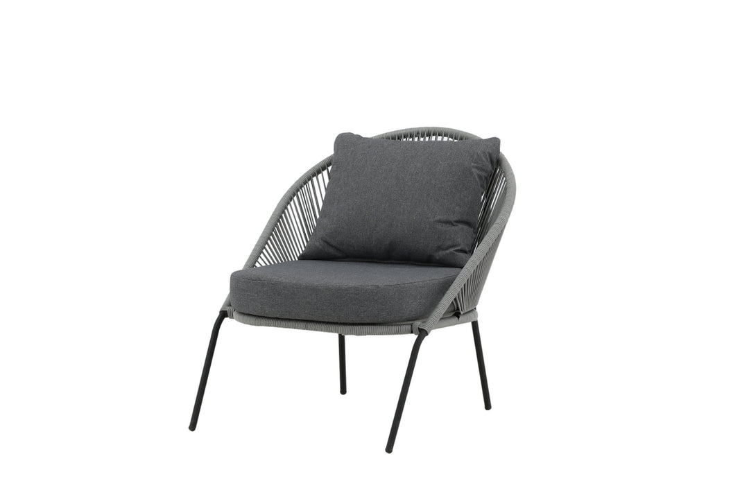 Lindos Loungefåtölj Grå