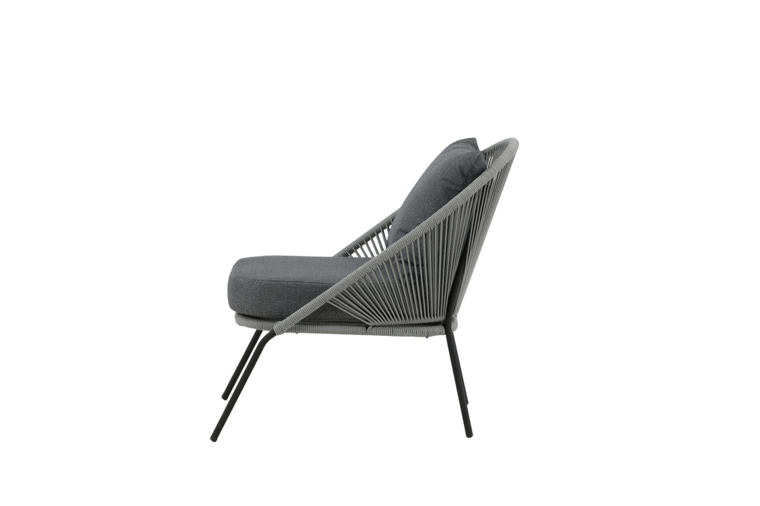 Lindos Loungefåtölj Grå