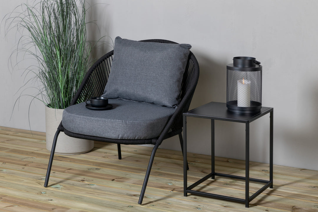 Lindos Loungefåtölj Svart