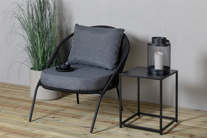 Lindos Loungefåtölj Svart