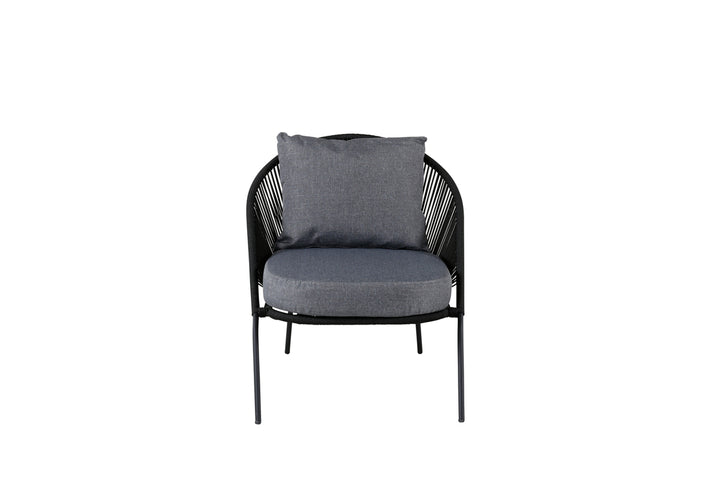 Lindos Loungefåtölj Svart