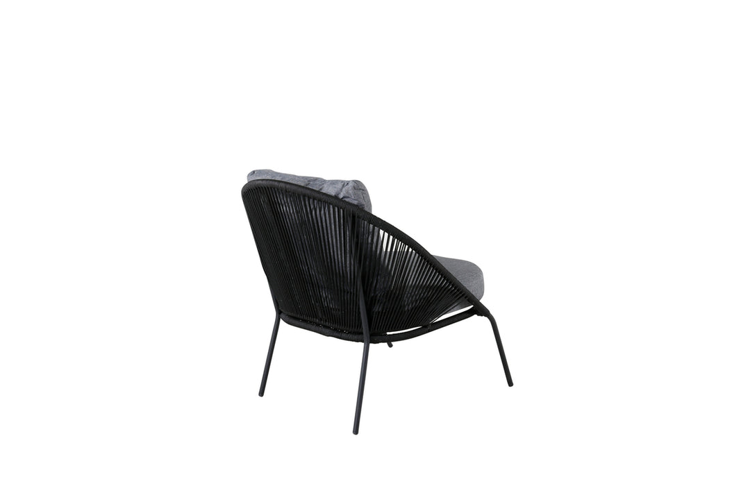 Lindos Loungefåtölj Svart