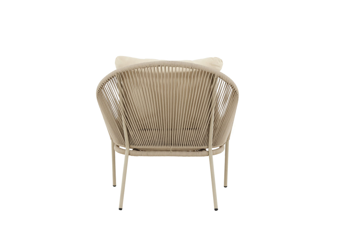 Lindos Loungefåtölj Beige