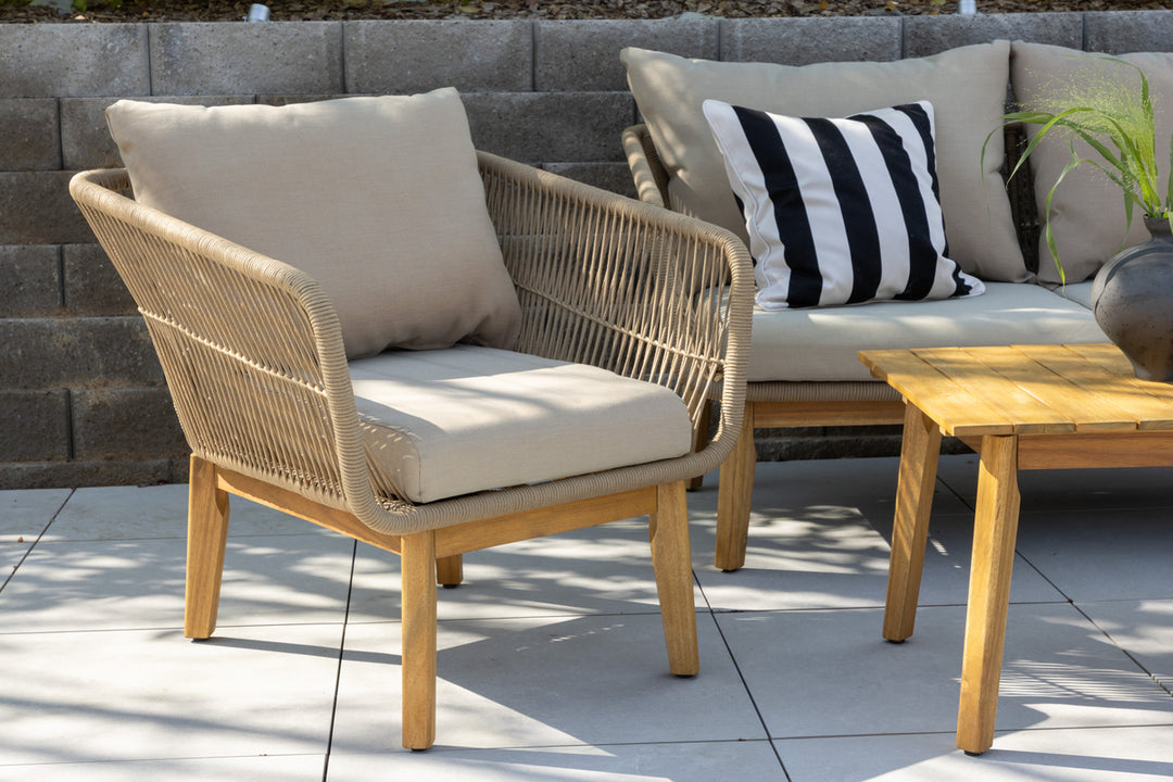 Chania Soffgrupp Natur/Beige