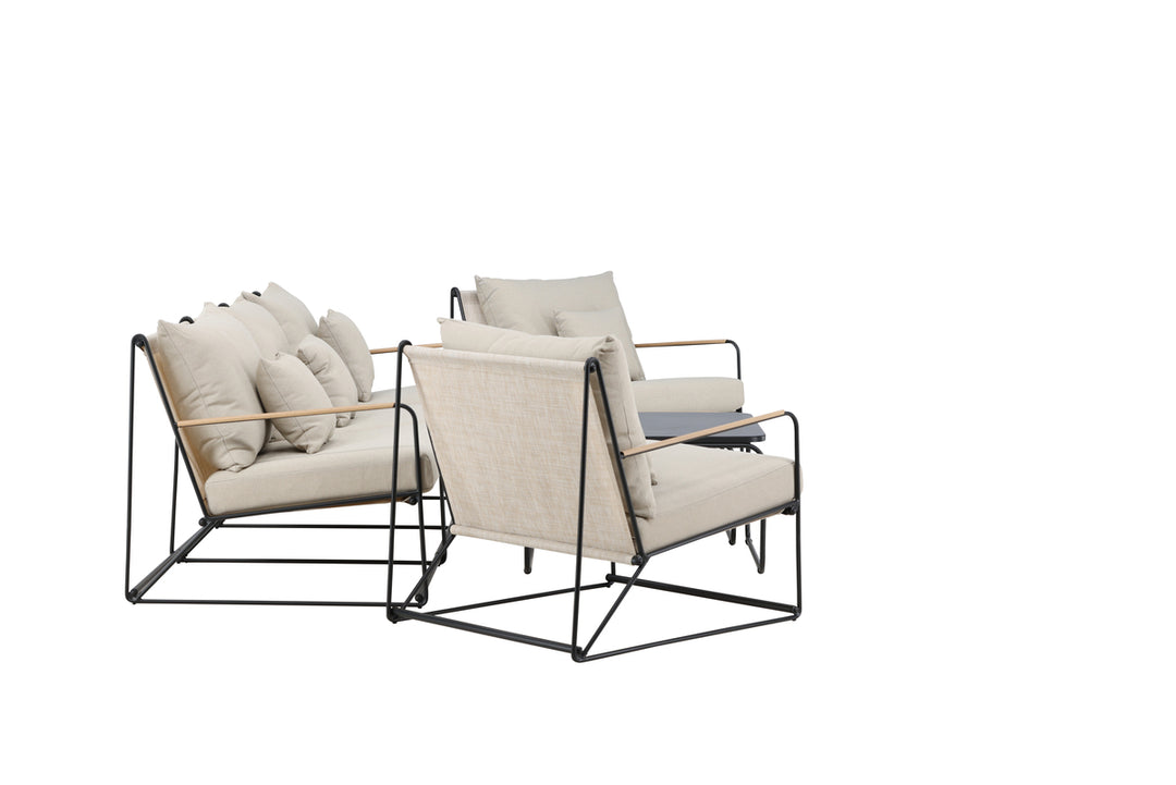 Palazzo Soffgrupp Svart/Beige