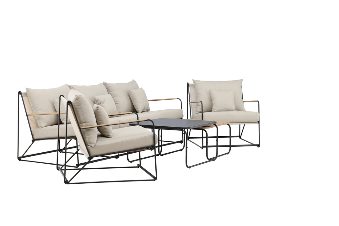 Palazzo Soffgrupp Svart/Beige