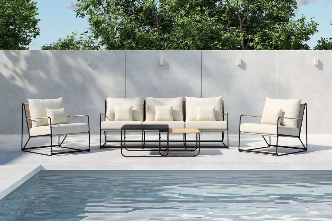 Palazzo Soffgrupp Svart/Beige