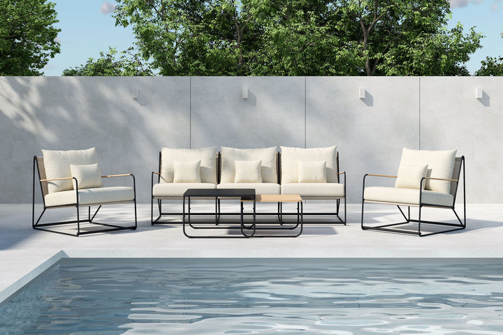 Palazzo Soffgrupp Svart/Beige
