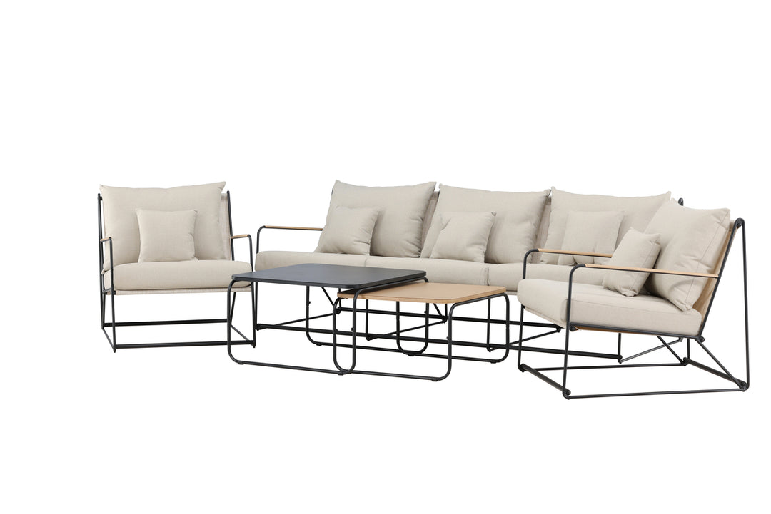 Palazzo Soffgrupp Svart/Beige