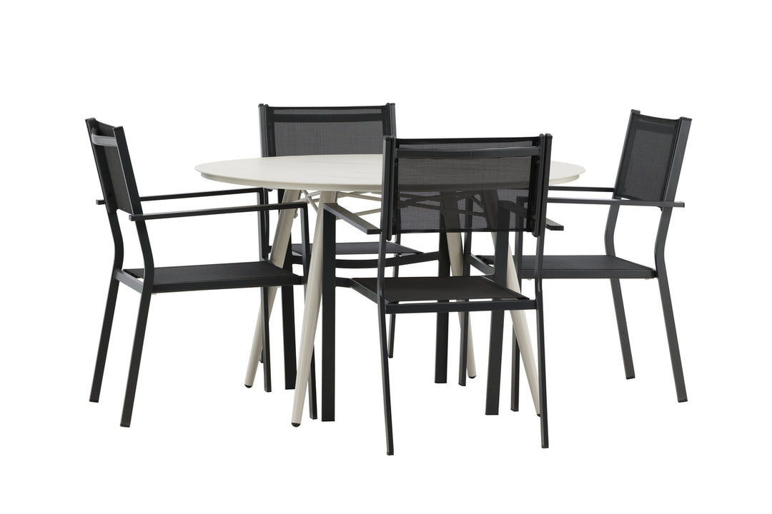 Lina & Copacabana Matgrupp Beige/Svart