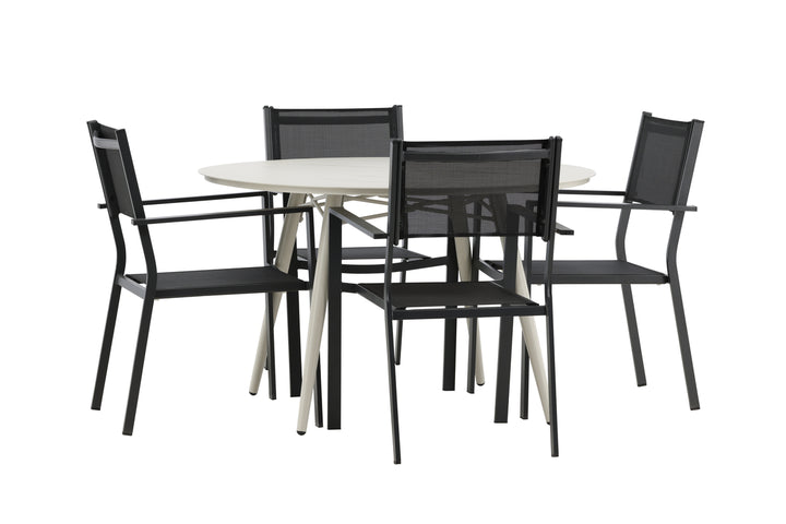 Lina & Copacabana Matgrupp Beige/Svart