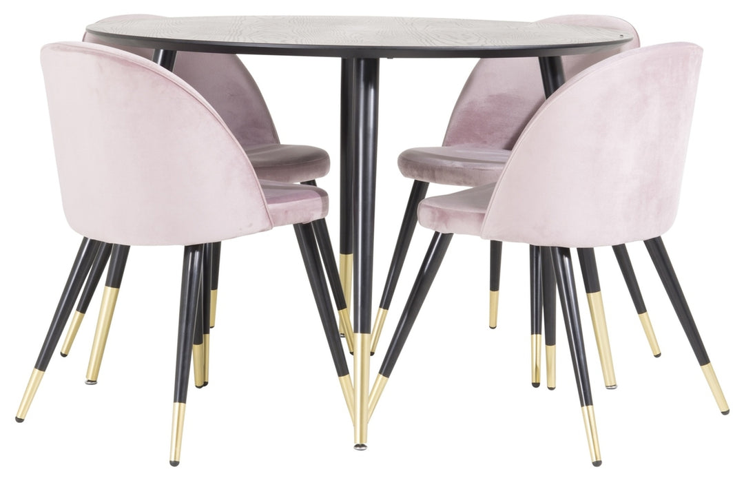 Dipp & Velvet Rund Matgrupp